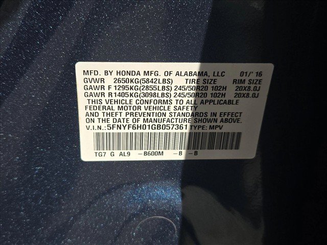 Used 2016 Honda Pilot Elite image 25