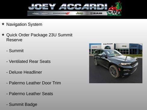 New 2025 Jeep Grand Cherokee Summit image 5