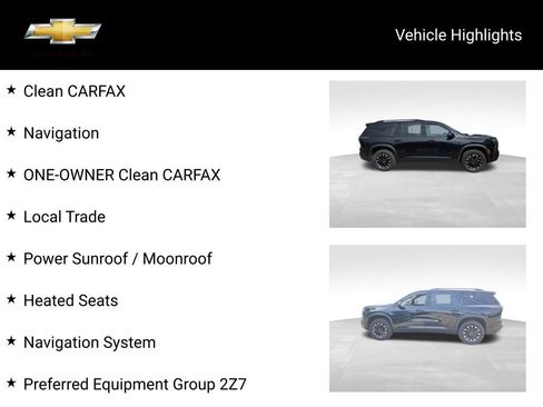 Used 2024 Chevrolet Traverse Z71 w/ LPO, Floor Liner Package AWD/4WD image 18