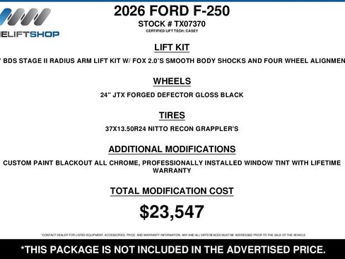 Used 2026 Ford F250 Platinum w/ Platinum Plus Package image 2