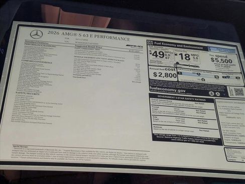 New 2026 Mercedes-Benz S 63 AMG S image 18