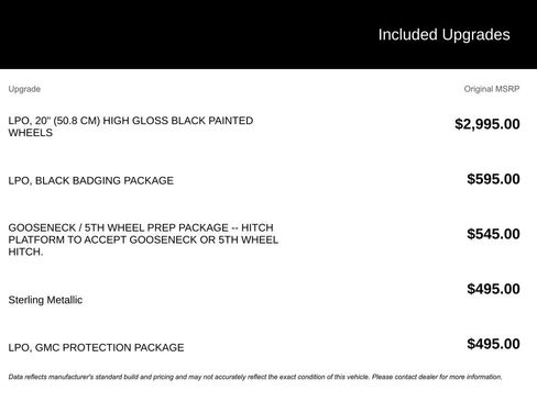 New 2026 GMC Sierra 2500 Denali Ultimate w/ LPO, Black Badging Package image 3