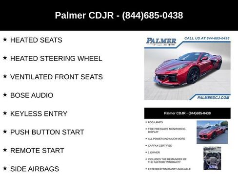 Used 2024 Chevrolet Corvette Z06 w/ Battery Protection Package RWD image 12