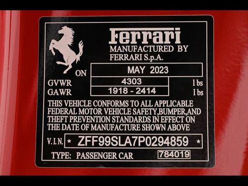 Used 2023 Ferrari 296 GTB RWD image 59
