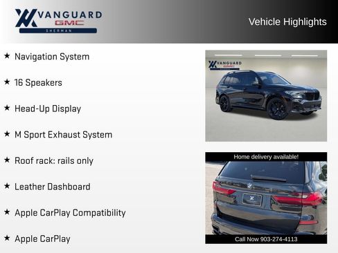 Used 2019 BMW X7 xDrive50i w/ Dynamic Handling Package AWD/4WD image 5