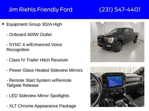 Used 2023 Ford F150 XLT w/ Equipment Group 302A High AWD/4WD image 12