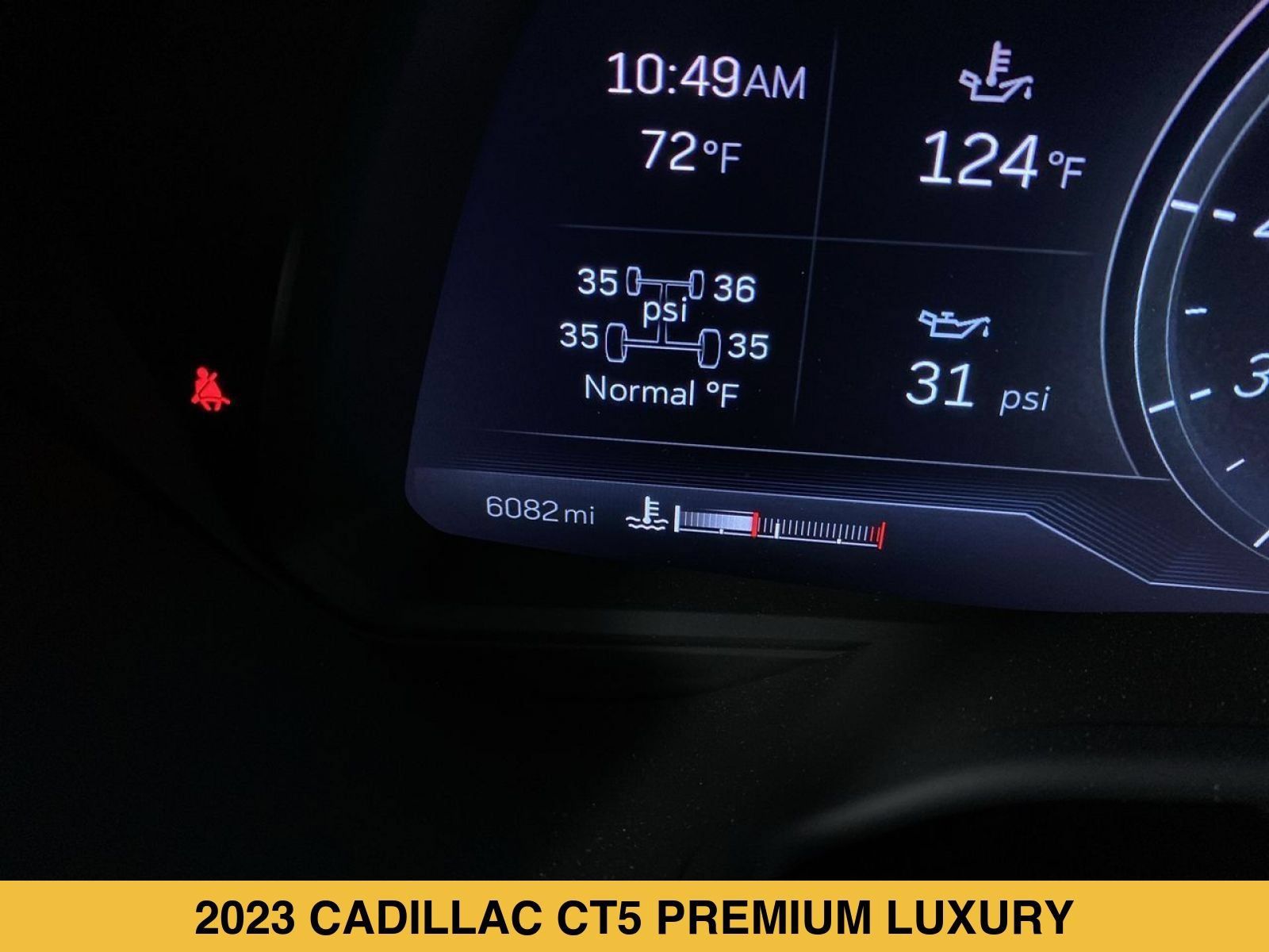 Used 2023 Cadillac CT5 Premium Luxury w/ Parking Package RWD image 4