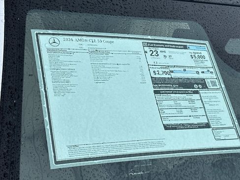 New 2026 Mercedes-Benz CLE 53 AMG 4MATIC Coupe image 29