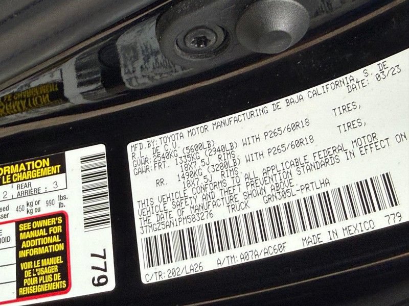Used 2023 Toyota Tacoma Limited AWD/4WD image 31