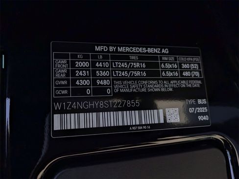 New 2025 Mercedes-Benz Sprinter 2500 image 14