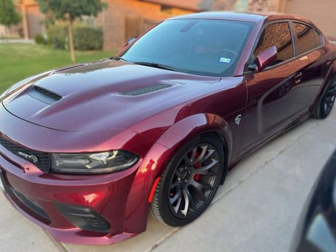 Used 2021 Dodge Charger SRT Hellcat w/ Carbon/Suede Interior Package RWD image 1