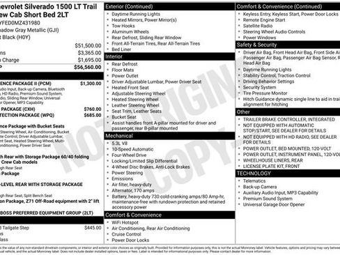 Used 2021 Chevrolet Silverado 1500 LT Trail Boss w/ Convenience Package II image 1