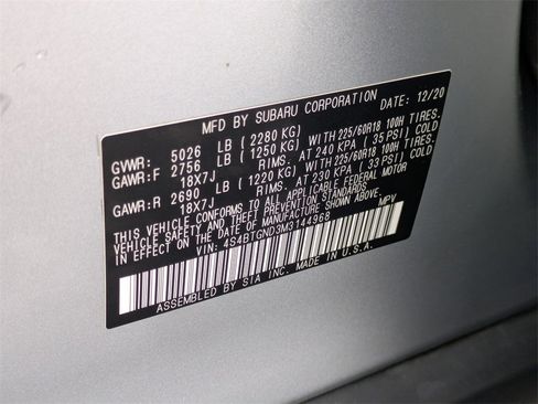 Used 2021 Subaru Outback Limited XT image 32