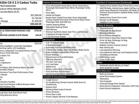 Used 2025 MAZDA CX-5 Carbon Edition image 45