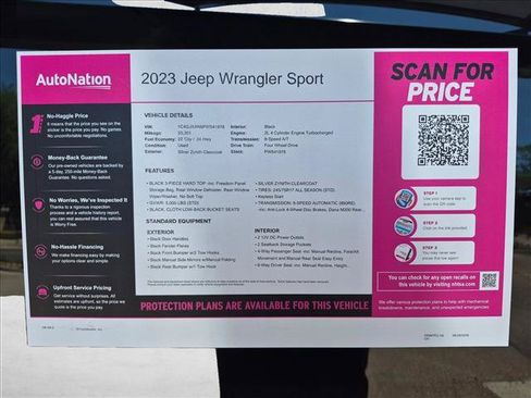Used 2023 Jeep Wrangler Sport AWD/4WD image 22