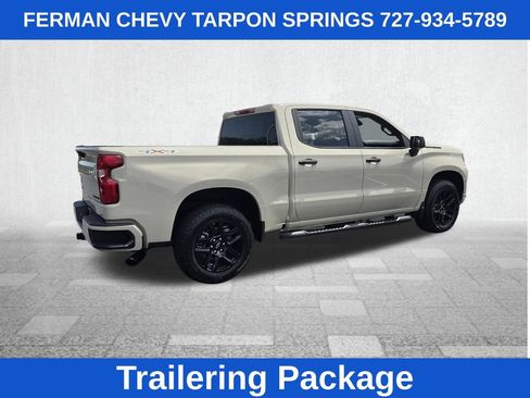 New 2026 Chevrolet Silverado 1500 Custom w/ Turbomax Blackout Package AWD/4WD image 12
