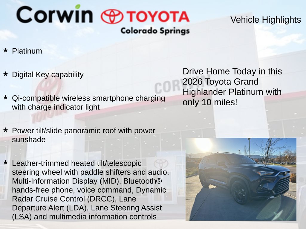 Used 2026 Toyota Grand Highlander AWD image 7