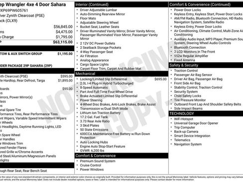 Used 2023 Jeep Wrangler Sahara 4xe image 3