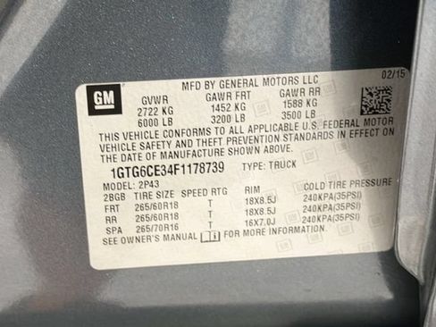 Used 2015 GMC Canyon SLT AWD/4WD image 26