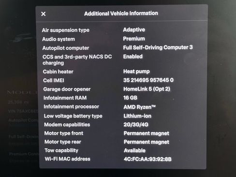 Used 2023 Tesla Model X AWD/4WD image 8