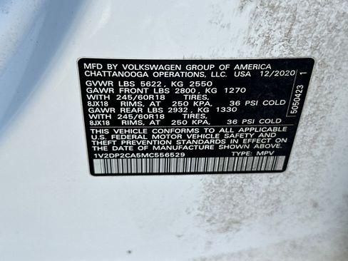 Certified 2021 Volkswagen Atlas SE image 30