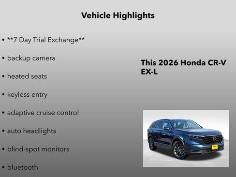 New 2026 Honda CR-V EX-L image 5