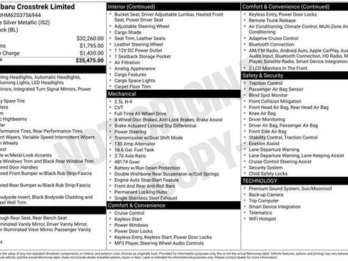 Certified 2025 Subaru Crosstrek 2.5i Limited AWD/4WD image 3