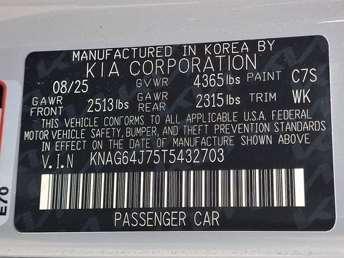 Certified 2026 Kia K5 GT-Line w/ GT-Line Premium Package FWD image 27