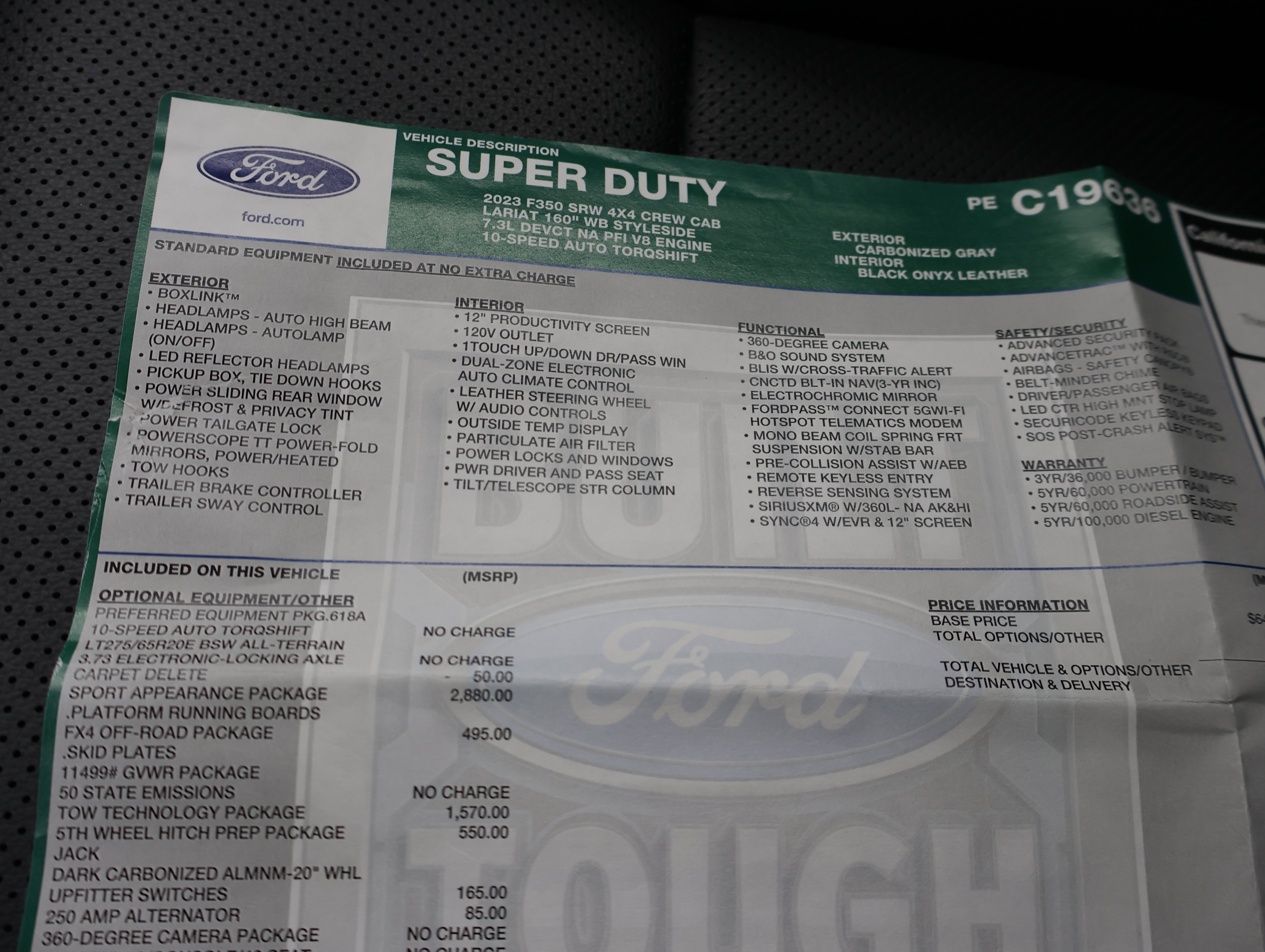 Used 2023 Ford F350 Lariat w/ Sport Appearance Package AWD/4WD image 68