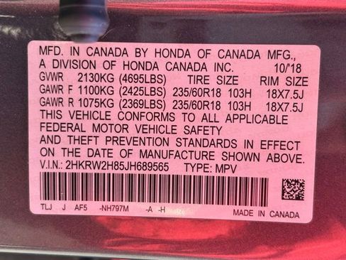 Used 2018 Honda CR-V EX-L image 15