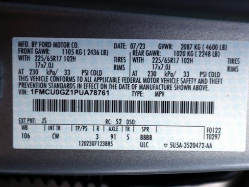 Certified 2023 Ford Escape Active image 37