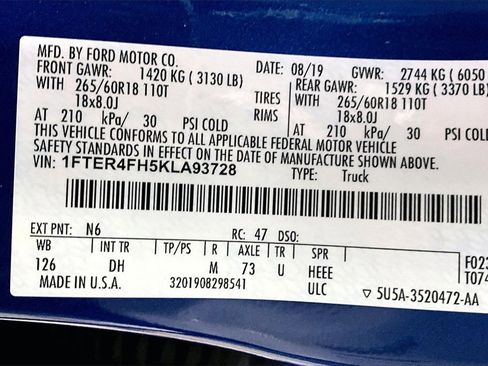 Used 2019 Ford Ranger Lariat w/ Trailer Tow Package image 20