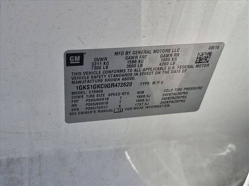 Used 2016 GMC Yukon XL SLT RWD image 15
