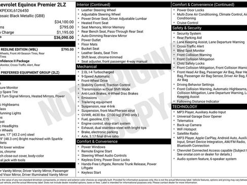 Used 2020 Chevrolet Equinox Premier w/ Premier Redline Edition FWD image 5