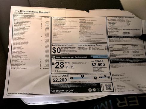 New 2026 BMW X2 xDrive28i w/ Technology Package AWD/4WD image 19