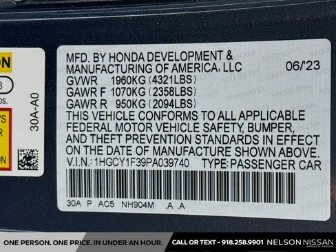 Used 2023 Honda Accord EX image 31