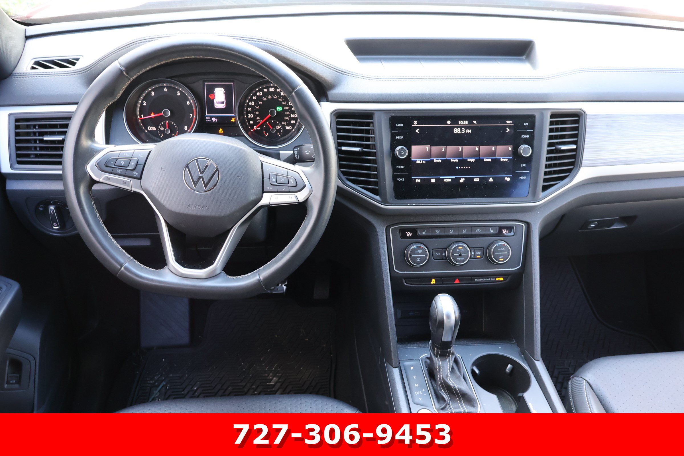 Used 2021 Volkswagen Atlas Cross Sport SE w/ 20" Black Wheels Package FWD image 15