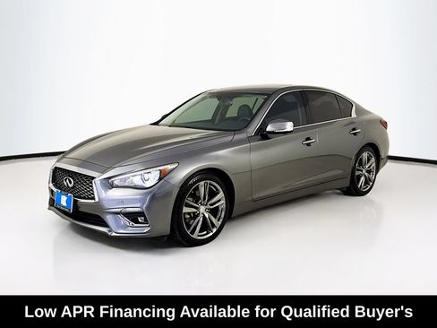 Used 2019 INFINITI Q50 Luxe w/ Essential Package (3.0T Luxe) RWD image 3