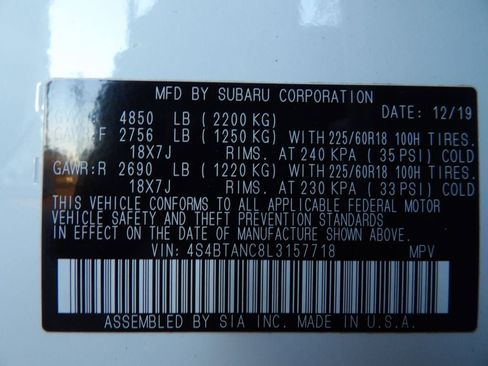 Used 2020 Subaru Outback Limited w/ Popular Package #2 image 37