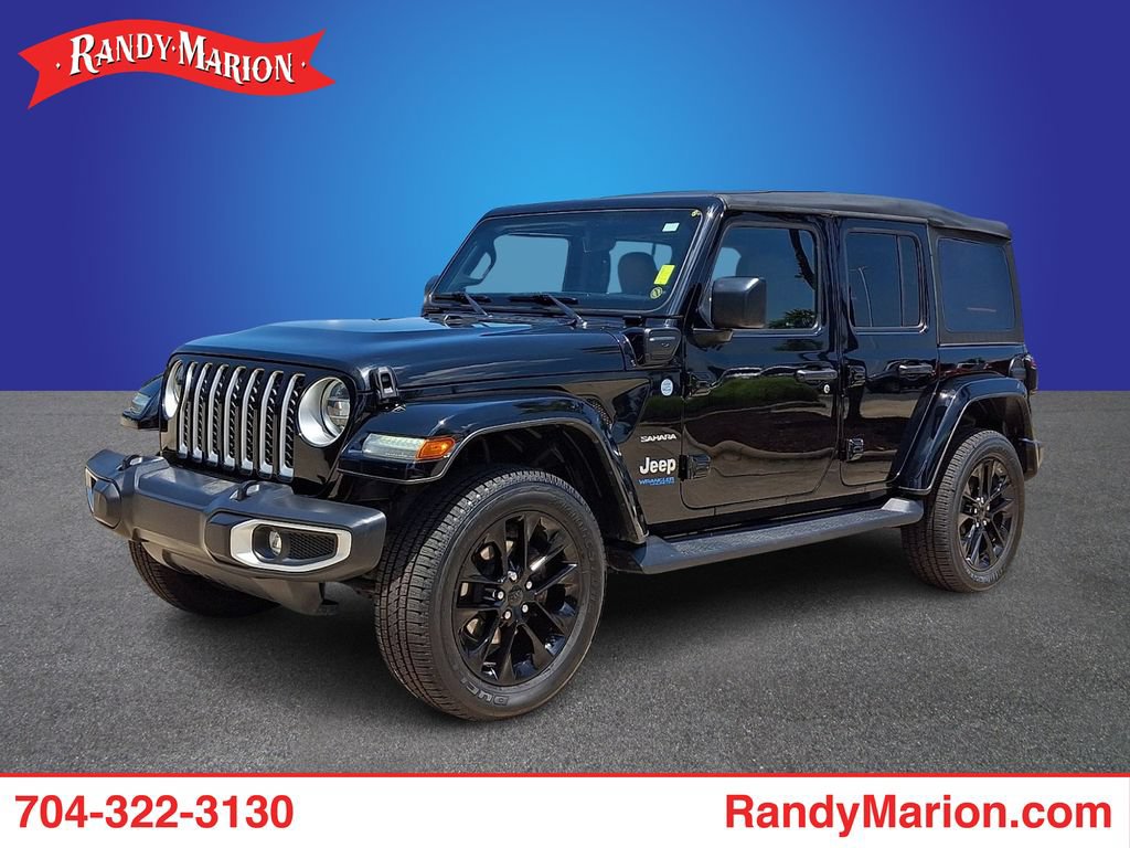 Used 2021 Jeep Wrangler Unlimited Sahara w/ Cold Weather Group AWD/4WD image 1