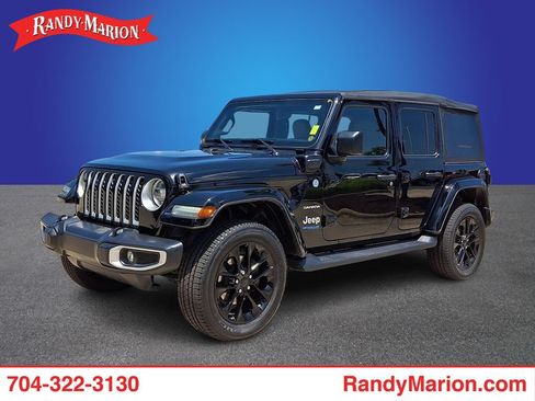 Used 2021 Jeep Wrangler Unlimited Sahara w/ Cold Weather Group AWD/4WD image 1