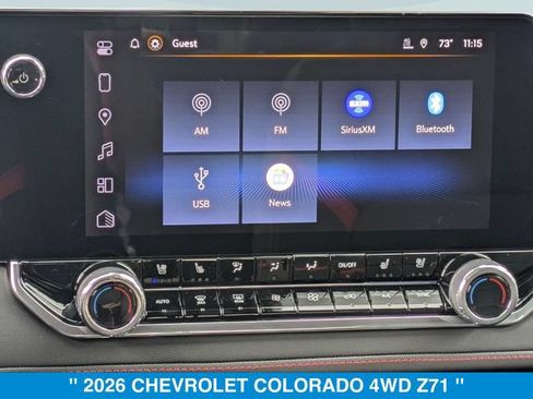 New 2026 Chevrolet Colorado Z71 w/ Technology Package AWD/4WD image 15