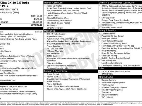 Certified 2025 MAZDA CX-30 2.5 Turbo w/ Premium Plus Pkg image 28