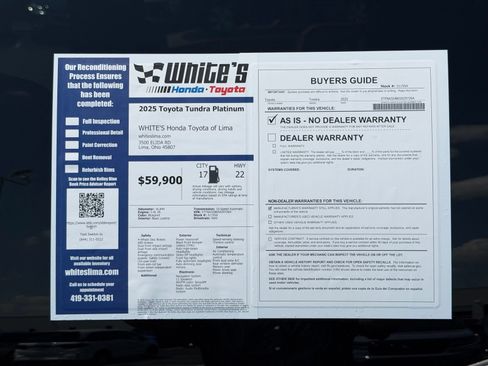 Used 2025 Toyota Tundra Platinum AWD/4WD image 36