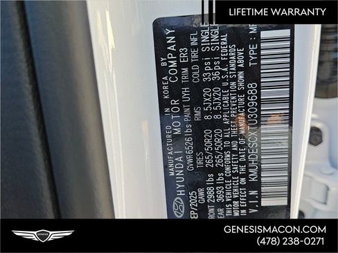 New 2026 Genesis GV80 3.5T Advanced image 13