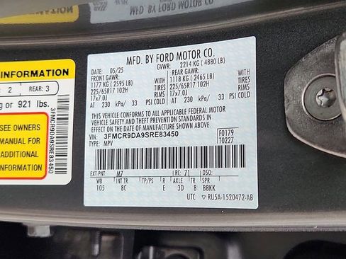 Certified 2025 Ford Bronco Sport Badlands image 15