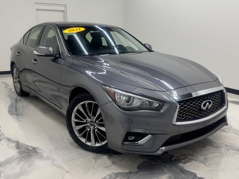 Used 2021 INFINITI Q50 Luxe w/ Seat & Sound Package AWD/4WD image 2