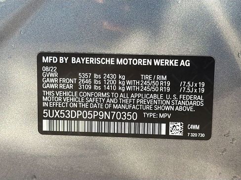 Used 2023 BMW X3 xDrive30i w/ Premium Package image 45