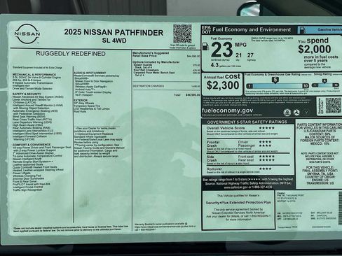 New 2025 Nissan Pathfinder SL image 6