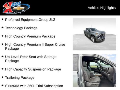 Used 2026 Chevrolet Silverado 1500 High Country AWD/4WD image 2